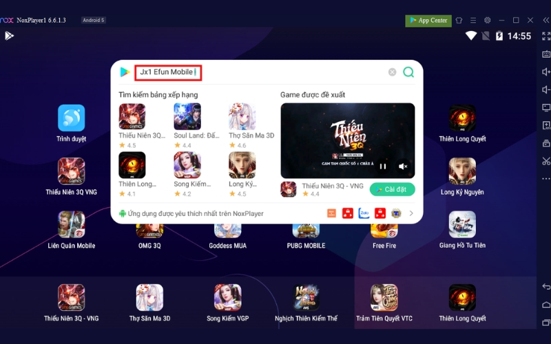 app tải game miễn phí Noxplayer